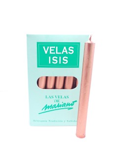 Boîte de bougies Velas Isis II cuivre - Encens.fr | Bougies