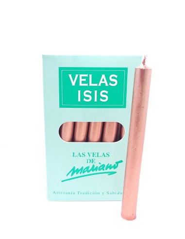 Boîte de bougies Velas Isis II cuivre - Encens.fr | Bougies