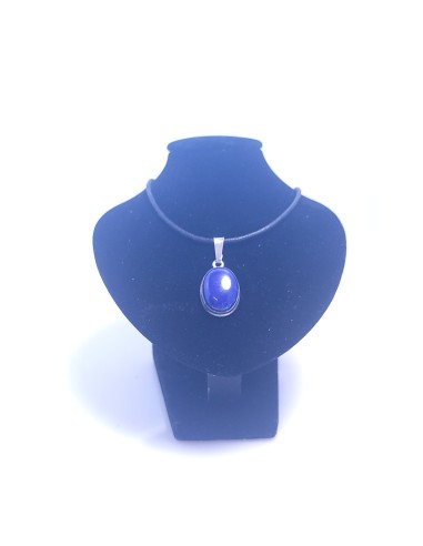 Pendentif cerclé argent en Lapis lazuli 12g - Encens.fr