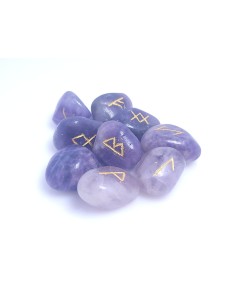 Set de runes en Améthyste - Encens.fr