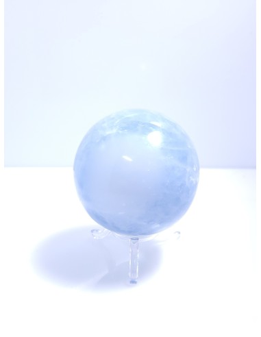 Acheter Sphère en Calcite bleue - Encens.fr | Minéraux