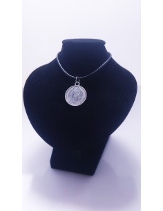 Pendentif Saint Benoît en Argent - Encens.fr