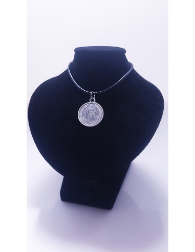 Pendentif Saint Benoît en Argent - Encens.fr