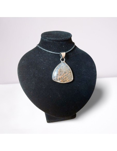 photo d'un pendentif en Agate peau de serpent