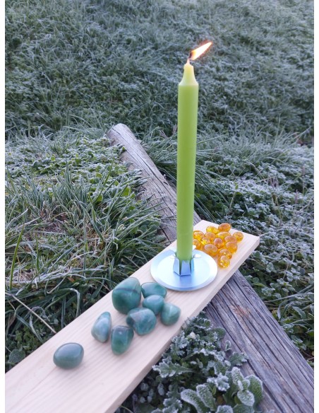 Velas Isis I vert clair - Encens.fr