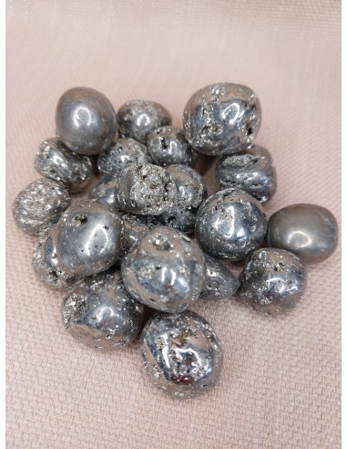 Pyrite en Pierre roulée 5/6 cm - Encens.fr
