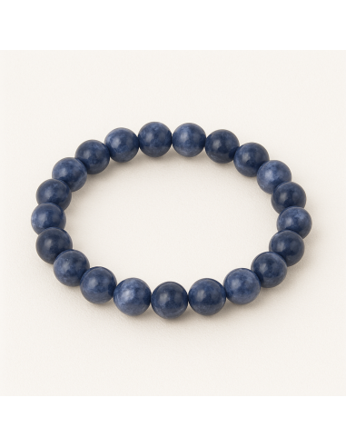 Photo de Bracelet 6 mm en sodalite - Encens.fr - Boutique ésotérique en ligne - vente de Bracelet 6 mm en sodalite