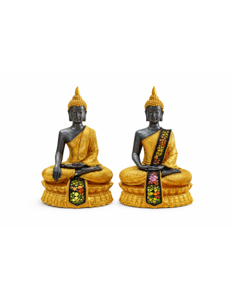Statuette Bouddha Sparkle - Apportez la sérénité et l'éclat à votre intérieur