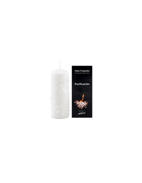 Bougie de vœux Purification - Purifiez votre espace avec cette bougie aux vertus apaisantes