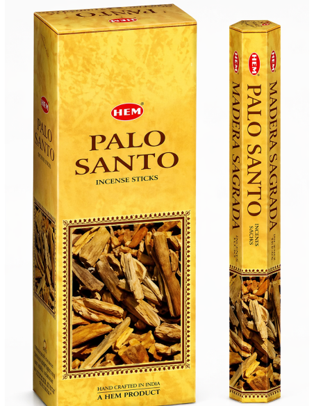 Encens HEM Palo Santo - Purifiez votre espace et apaisez votre esprit avec ce puissant encens Palo Santo