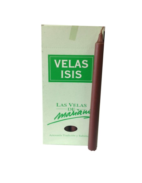 Photo de Velas Isis I marron fonçé - Encens.fr - Boutique ésotérique en ligne - vente de Velas Isis I marron fonçé