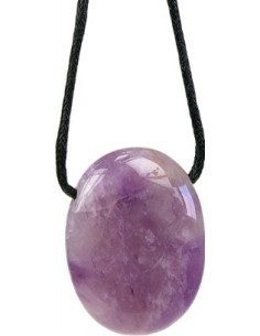 Photo de Pendentif percé en améthyste - Encens.fr - Boutique ésotérique en ligne - vente de Pendentif percé en améthyste