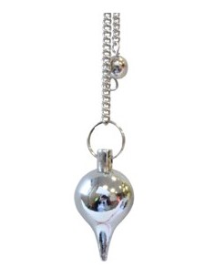 Photo de Pendule goutte argenté - Encens.fr - Boutique ésotérique en ligne - vente de Pendule goutte argenté