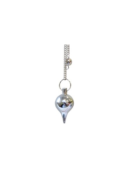 Photo de Pendule goutte argenté - Encens.fr - Boutique ésotérique en ligne - vente de Pendule goutte argenté