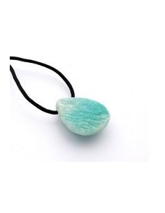 Photo de Pendentif semi poli en amazonite - Encens.fr - Boutique ésotérique en ligne - vente de Pendentif semi poli en amazonite