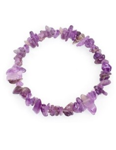 Photo de Bracelet chips améthyste - Encens.fr - Boutique ésotérique en ligne - vente de Bracelet chips améthyste