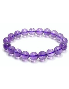 Photo de Bracelet 6 mm en améthyste - Encens.fr - Boutique ésotérique en ligne - vente de Bracelet 6 mm en améthyste