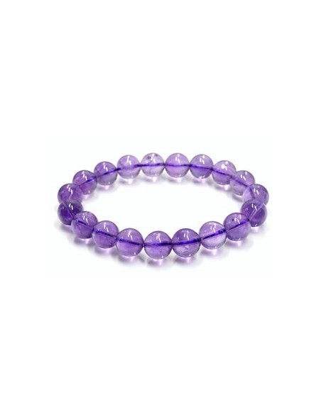 Photo de Bracelet 6 mm en améthyste - Encens.fr - Boutique ésotérique en ligne - vente de Bracelet 6 mm en améthyste