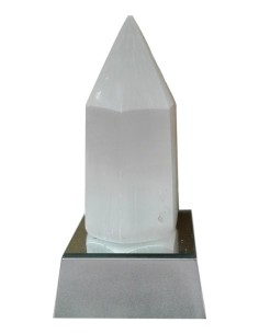 Photo de Eclairage d'ambiance pointe en Sélénite - Encens.fr - Boutique ésotérique en ligne - vente de Eclairage d'ambiance poin 2