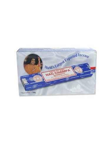 Photo de Boite d'encens  étuis de 40 grammes SATYA NAG CHAMPA - Encens.fr - Boutique ésotérique en ligne - vente de Boite d'ence