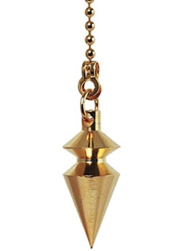 Photo de Pendule Triangle chapeau doré - Encens.fr - Boutique ésotérique en ligne - vente de Pendule Triangle chapeau doré