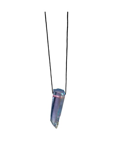 Photo de Pendentif  pierre percé en Aqua Aura Angel - Encens.fr - Boutique ésotérique en ligne - vente de Pendentif  pierre perc