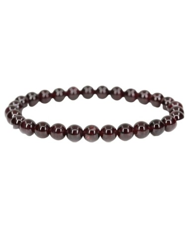 Bracelet 4 mm en grenat - Encens.fr