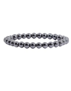 Bracelet 4 mm en hématite - Encens.fr