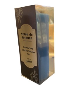 Photo de Bougie artisanale aromatisée à la lavande - Encens.fr - Boutique ésotérique en ligne - vente de Bougie artisanale aroma