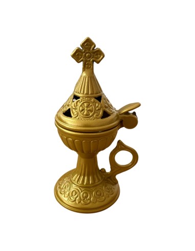 Photo de Encensoir orthodoxe petit modèle - Encens.fr - Boutique ésotérique en ligne - vente de Encensoir orthodoxe petit modèle