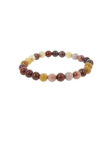 Bracelet 6 mm en mokaite - Encens.fr