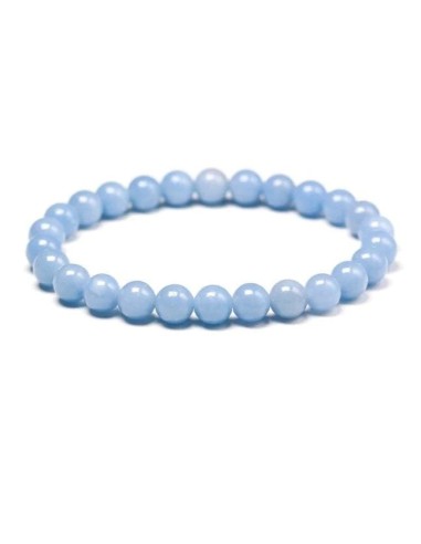 Bracelet 8 mm en angélite - Encens.fr