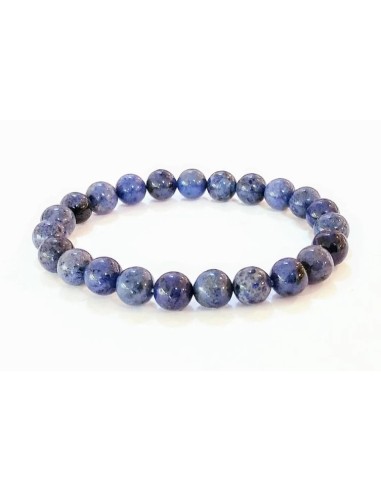 Bracelet 8 mm en dumotiérite - Encens.fr