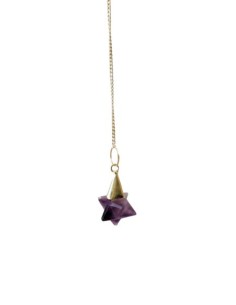 Photo de Pendule merkaba en améthyste - Encens.fr - Boutique ésotérique en ligne - vente de Pendule merkaba en améthyste