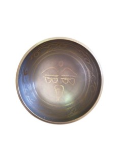 Photo de Bol chantant Tibétain Oeil de Bouddha - Encens.fr - Boutique ésotérique en ligne - vente de Bol chantant Tibétain Oeil  2