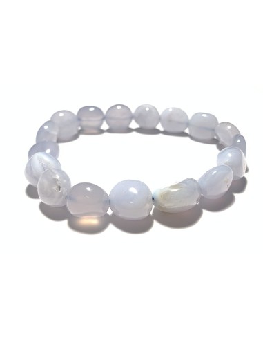 Photo de Bracelet nuggets en Calcédoine - Encens.fr - Boutique ésotérique en ligne - vente de Bracelet nuggets en Calcédoine