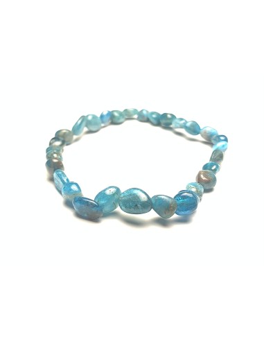 Bracelet nugget en apatite bleue - Encens.fr