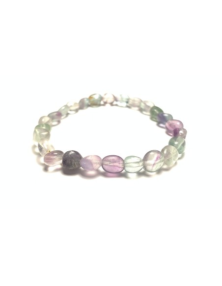Bracelet nugget en Fluorite - Lithothérapie | Encens.fr