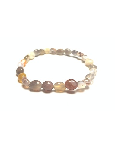Bracelet nugget en Pierre de lune multicolore - Minéraux | Encens.fr