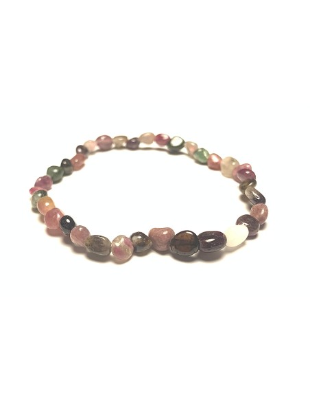 Bracelet nugget en tourmaline multicolore - Encens.fr