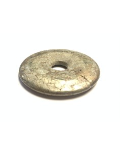 Donut en Pyrite - Pierre naturelle | Encens.fr