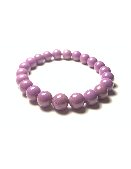 Bracelet 8 mm en Purpurite - Encens.fr | Minéraux