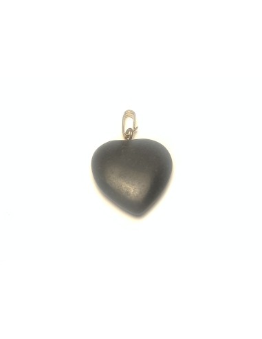 Pendentif coeur en Shungite - Encens.fr | Minéraux