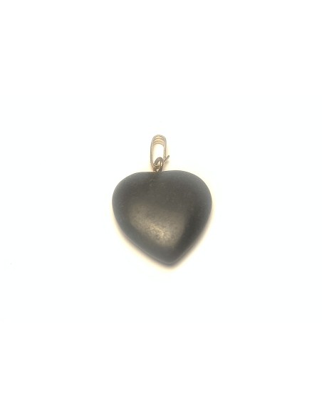 Pendentif coeur en Shungite - Encens.fr | Minéraux