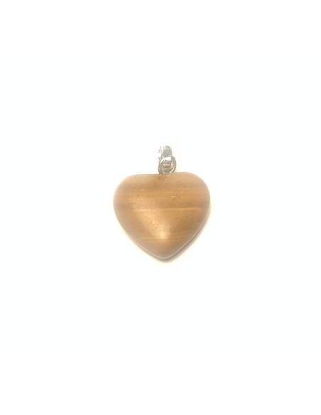 Pendentif coeur en Jaspe paysage - Encens.fr | Minéraux
