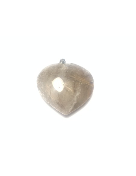 Pendentif coeur en Quartz rutile - Encens.fr | Minéraux