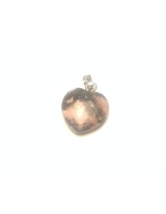 Pendentif coeur en Rhodonite - Encens.fr | Minéraux