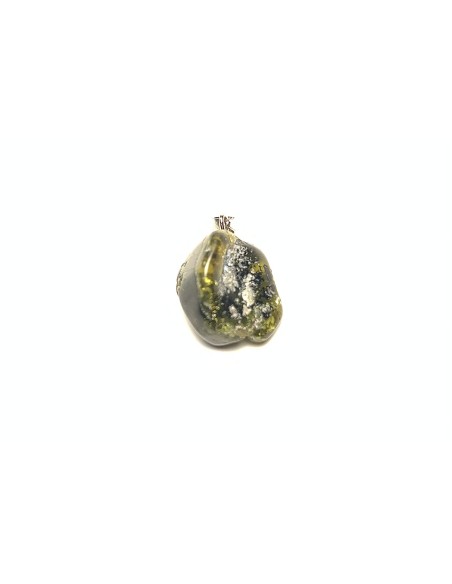 Pendentif en Tourmaline verte - Encens.fr | Minéraux