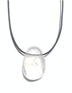 Pendentif percé XL en Cristal de roche - Minéraux | Encens.fr
