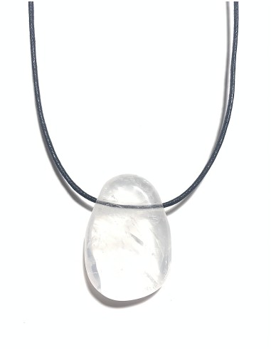 Pendentif percé XL en Cristal de roche - Minéraux | Encens.fr